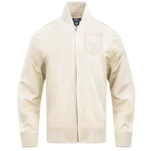 Los Angeles Kings Neutral Twill Varsity Jacket