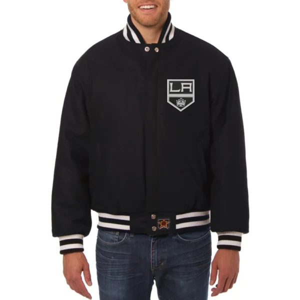 Los Angeles Kings One Color Wool Varsity Jacket