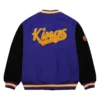 Los Angeles Kings Team Legacy Purple Varsity Jacket 1