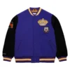 Los Angeles Kings Team Legacy Purple Varsity Jacket