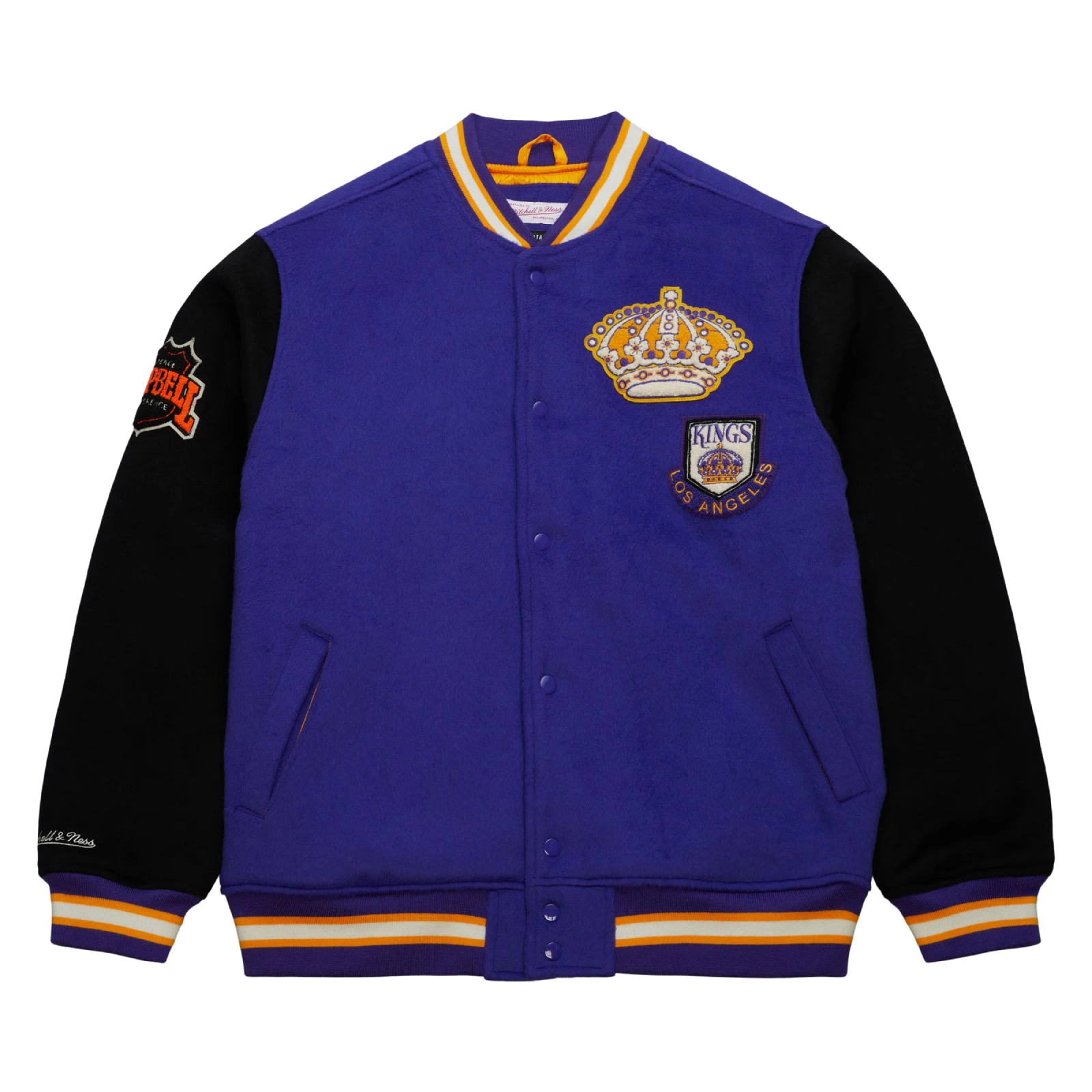 Los Angeles Kings Team Legacy Purple Varsity Jacket