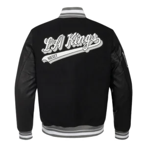 Los Angeles Kings Wool Varsity Jacket Black 1