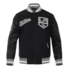 Los Angeles Kings Wool Varsity Jacket Black