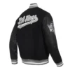 Los Angeles Kings Wool Varsity Jacket Black 3
