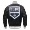 Los Angeles Kings script Tail Varsity Jacket 1
