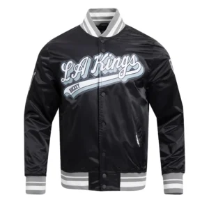 Los Angeles Kings script Tail Varsity Jacket