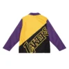 Los Angeles Lakers Big Face 5.0 Purple Varsity Jacket 1