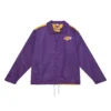 Los Angeles Lakers Big Face 5.0 Purple Varsity Jacket