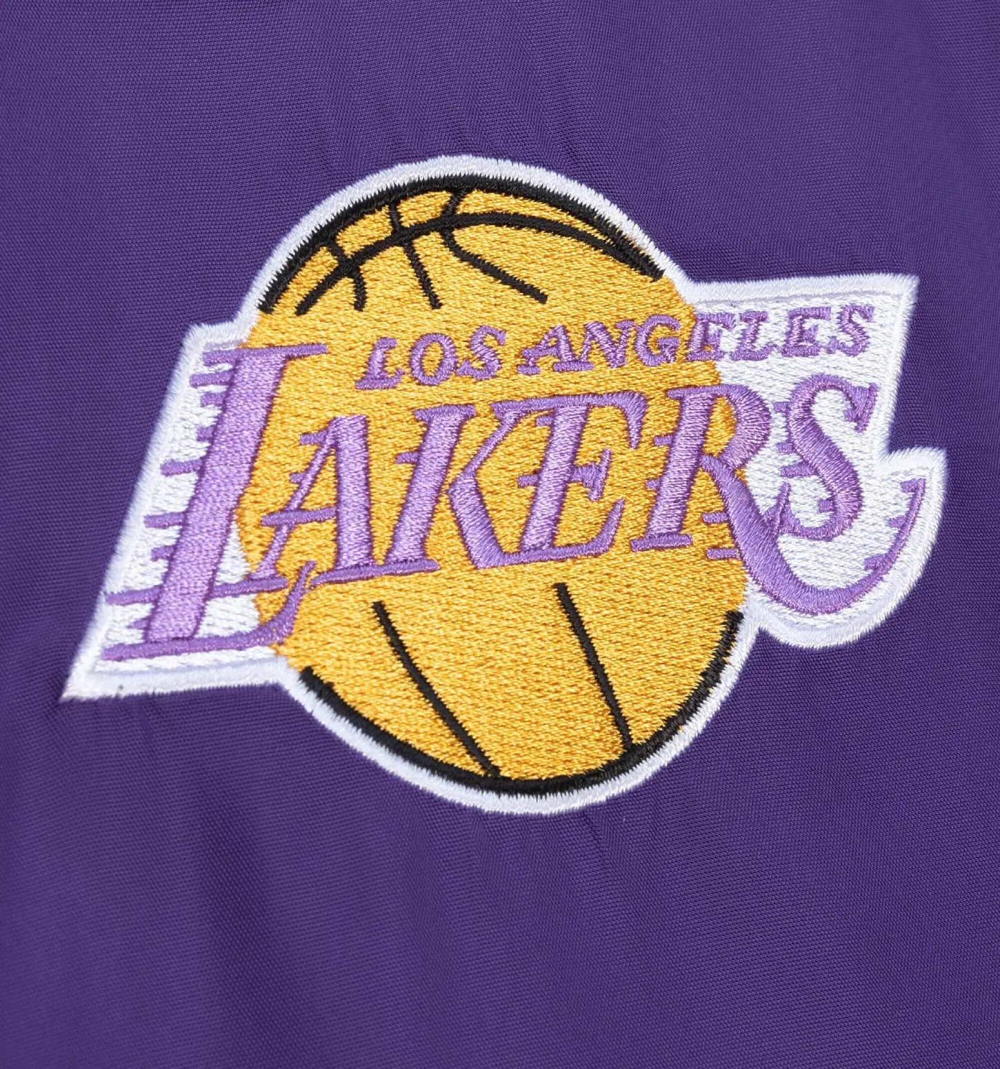 Los Angeles Lakers Big Face 5.0 Purple Varsity Jacket 2