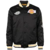 Los Angeles Lakers Champ City Black Varsity Jacket