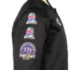 Los AngelesLos Angeles Lakers Champ City Black Varsity Jacket 1 Lakers Champ City Black Varsity Jacket 2