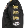 Los Angeles Lakers Champ City Black Varsity Jacket 3