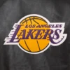 Los Angeles Lakers Genuine Full Leather Varsity Jacket Black 2