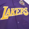 Los Angeles Lakers Hall Of Fame Purple Varsity Jacket 2