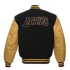 Los Angeles Lakers Letterman Black Wool Varsity Jacket 1