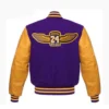 Los Angeles Lakers Letterman Varsity Wool Purple Varsity Jacket 1