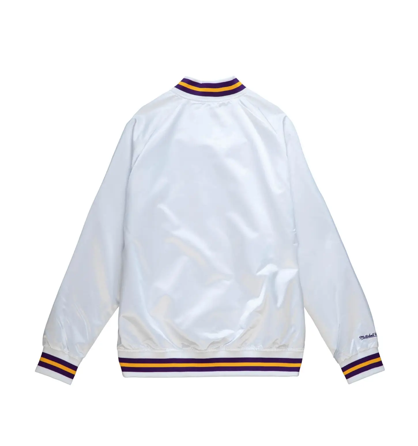 Los Angeles Lakers Lightweight White Varsity Jacket 1