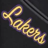 Los Angeles Lakers Mashup Wool & Leather Black Varsity Jacket 6