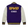 Los Angeles Lakers OVO X Wool and Leather Varsity Jacket 1