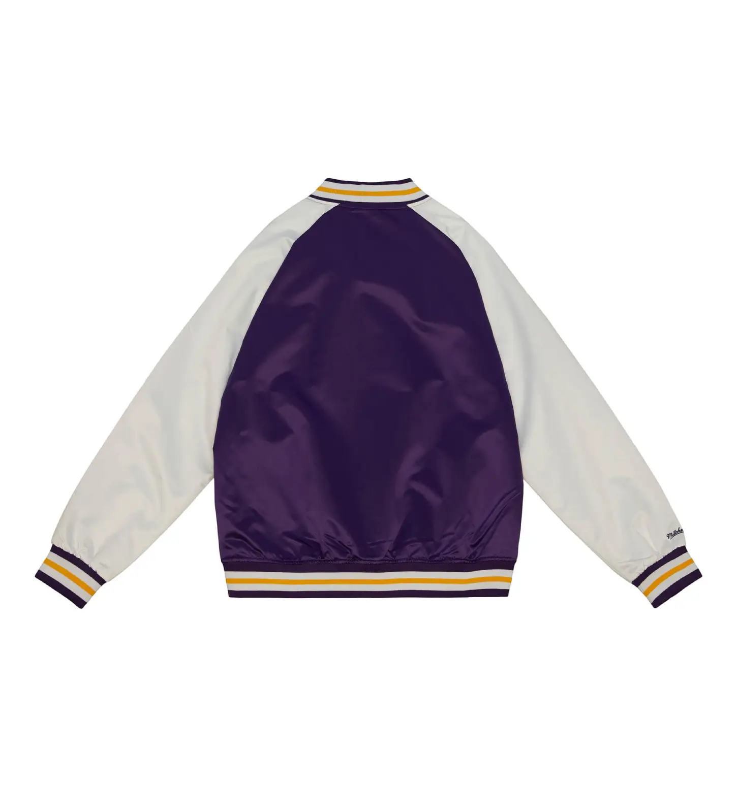 Los Angeles Lakers Primetime Rib Knitted Purple Varsity Jacket 1