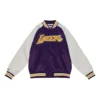 Los Angeles Lakers Primetime Rib Knitted Purple Varsity Jacket