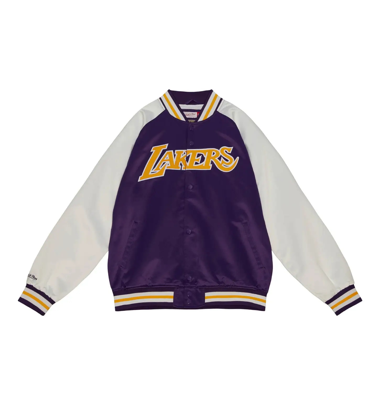 Los Angeles Lakers Primetime Rib Knitted Purple Varsity Jacket