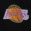 Los Angeles Lakers Puffer Hardwood Classic Black Jacket 2