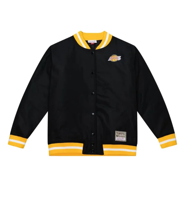 Los Angeles Lakers Puffer Hardwood Classic Black Jacket