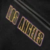 Los Angeles Lakers Retro Classic Black Wool & Leather Varsity Jacket 6
