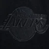 Los Angeles Lakers Triple Black Women’s Wool & Leather Varsity Jacket – Black 3