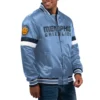 Memphis Grizzlies Home Game Satin Varsity Blue Jacket