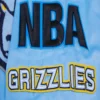 Memphis Grizzlies Mashup Full-Snap Blue Satin Varsity Jacket 7