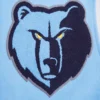Memphis Grizzlies Mashup Wool & Leather Blue Varsity Jacket 4