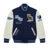 Memphis Grizzlies OVO X Wool and Leather Varsity Jacket