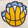 Memphis Grizzlies Retro Classic Full-Snap Satin Varsity Cream Jacket 5