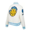 Memphis Grizzlies Retro Classic Women’s Full-Snap Satin Varsity Jacket 2