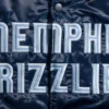 Memphis Grizzlies The Offensive Navy Satin Varsity Jacket 2