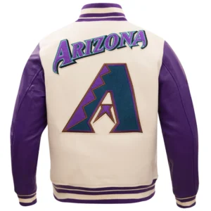 Men’s Arizona Diamondbacks Retro Classic Varsity Jacket 1
