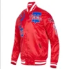 Men's Philadelphia Phillies Mashup Full-Snap Varsity Red Jacket
