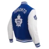 Men’s Toronto Maple Leafs Retro Classic Varsity Jacket 3