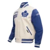 Men’s Toronto Maple Leafs Retro Classic Wool Varsity Jacket 2