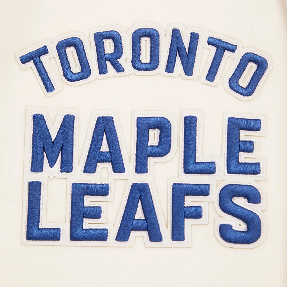 Men’s Toronto Maple Leafs Retro Classic Wool Varsity Jacket 5
