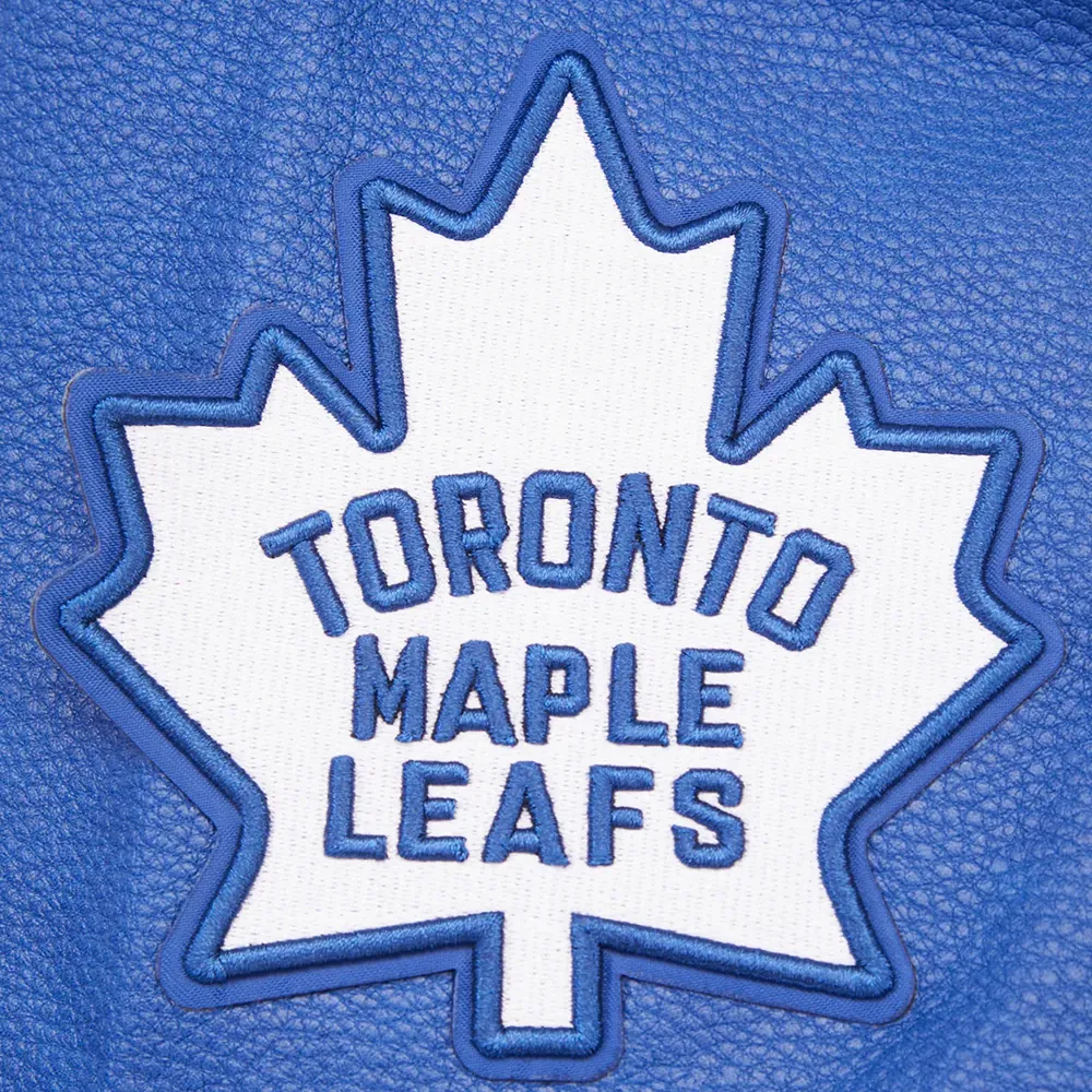 Men’s Toronto Maple Leafs Retro Classic Wool Varsity Jacket 7