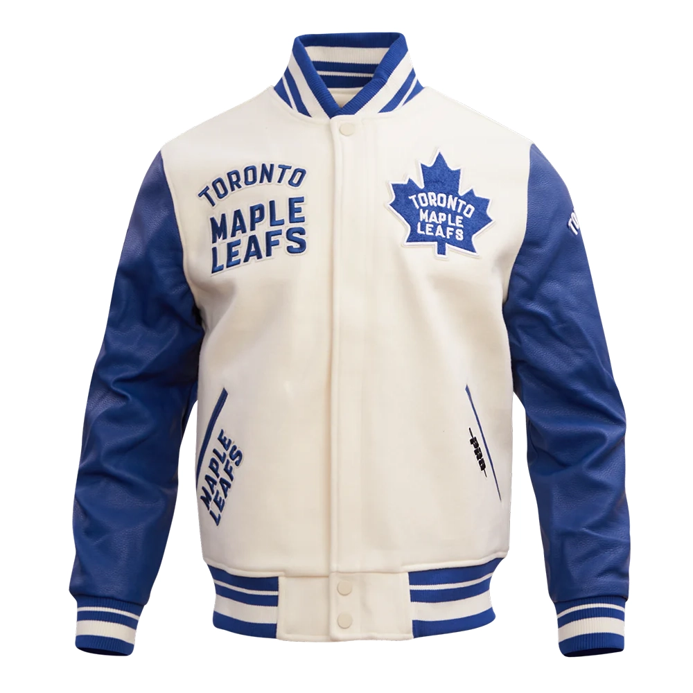 Men’s Toronto Maple Leafs Retro Classic Wool Varsity Jacket