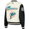 Miami Dolphins Retro Classic Varsity Jacket 1