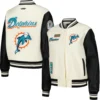 Miami Dolphins Retro Classic Varsity Jacket 2
