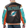 Miami Dolphins by Carl Banks Varsity Jacket 1