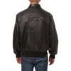 Miami Heat Black Shirt Collar Bomber Varsity Jacket 1