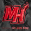 Miami Heat City Edition Black Varsity Jacket 7