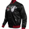 Miami Heat City Edition Black Varsity Jacket